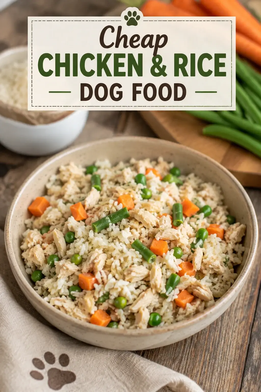Cheap Chicken & Rice Dog Food