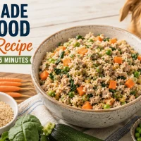 homemade dog food turkey recipe in under 35 minutes